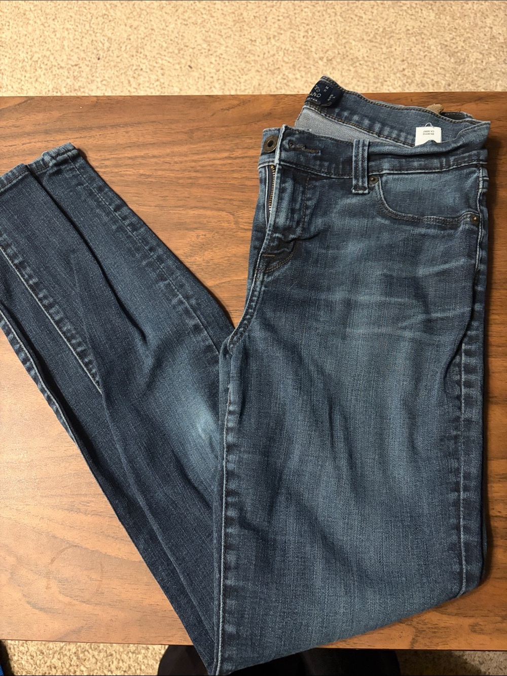 Lucky Brand Women's Medium Dark Blue Skinny Jeans